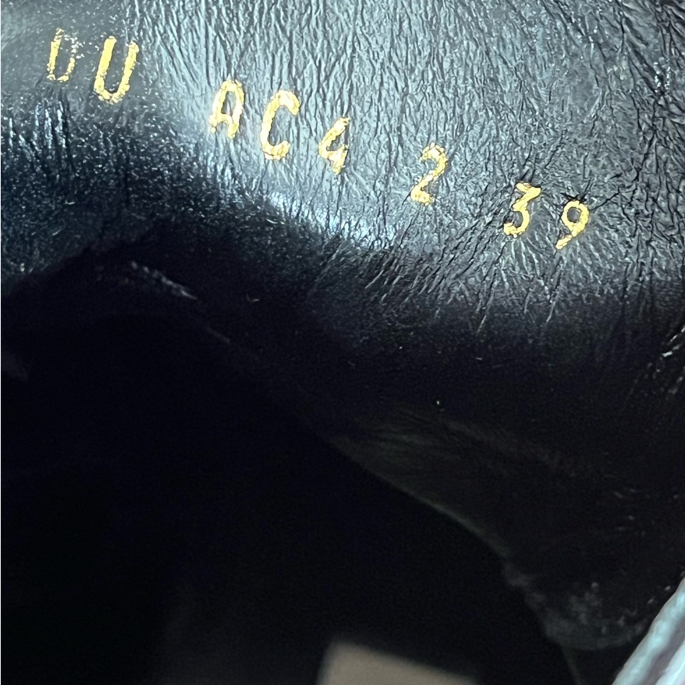 VALENTINO GARAVANI
Rockstud Chain Leather Combat Boots, LIKE NEW - Picture 15 of 16